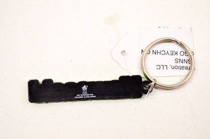 New OEM Kawasaki Rubber Logo Keychain NOS