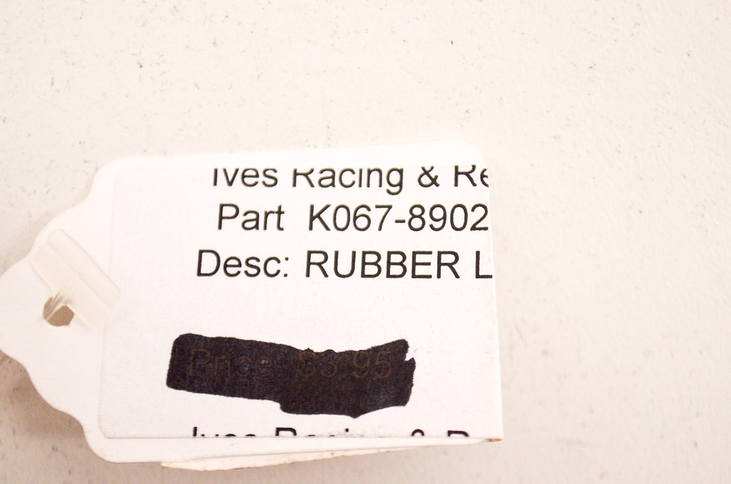 New OEM Kawasaki Rubber Logo Keychain NOS