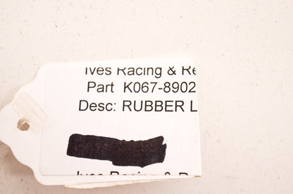 New OEM Kawasaki Rubber Logo Keychain NOS