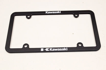 New OEM Kawasaki License Plate Frame Black NOS
