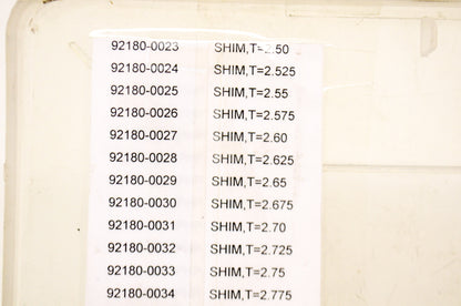 KX250F Shim Kit