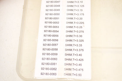 KX250F Shim Kit