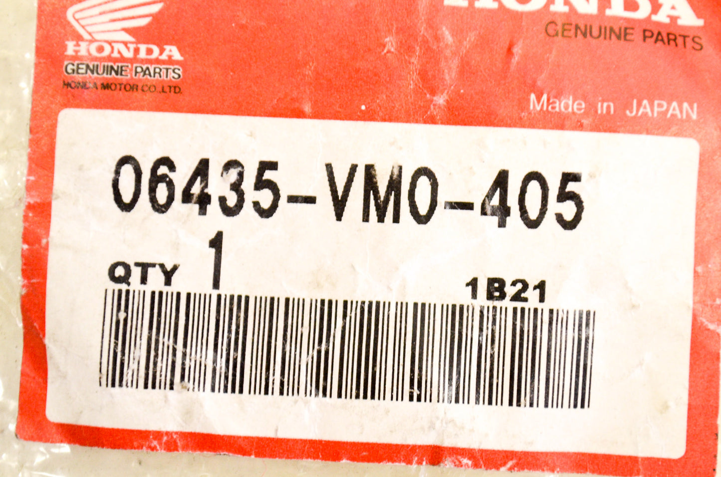 OEM Honda 06435-VM0-405 Brake Pad Set NOS