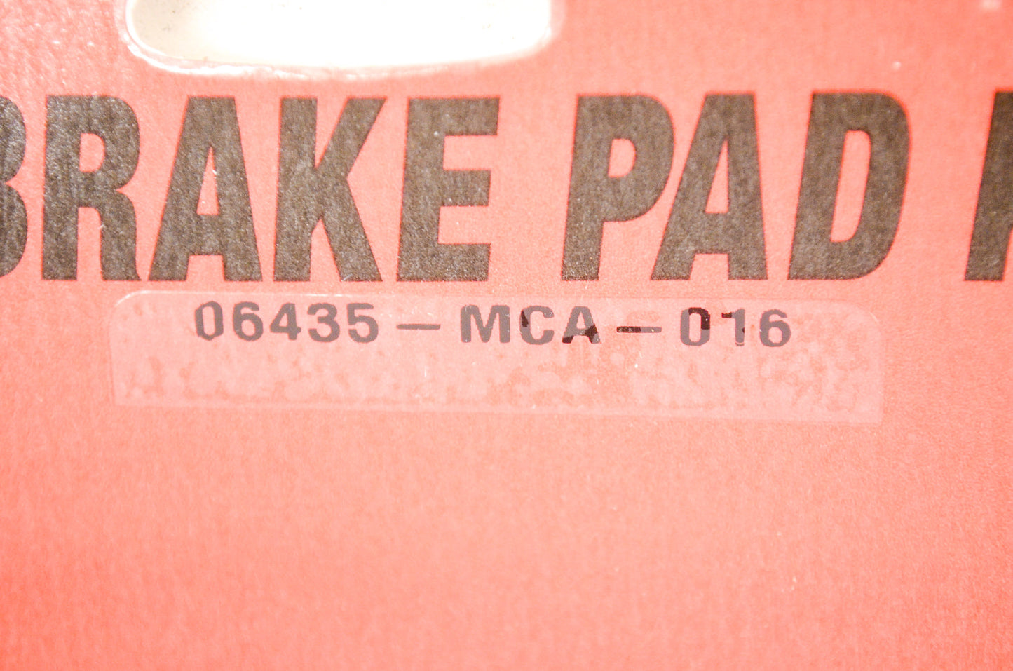 OEM Honda 06435-MCA-016 Rear Pad Set NOS
