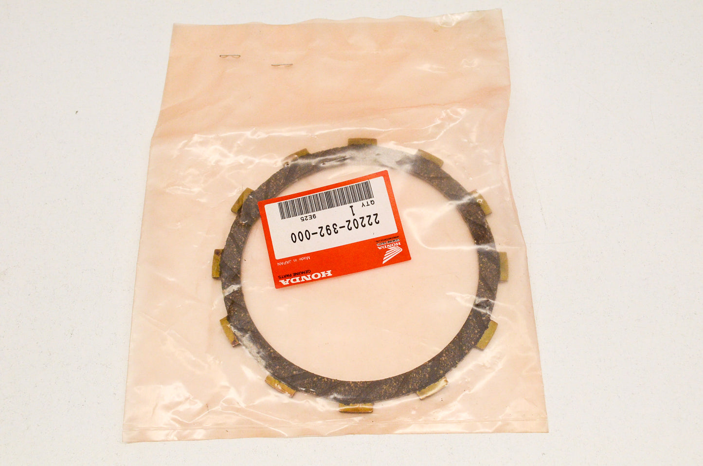 OEM Honda 22202-392-000 Clutch Friction Disk B NOS