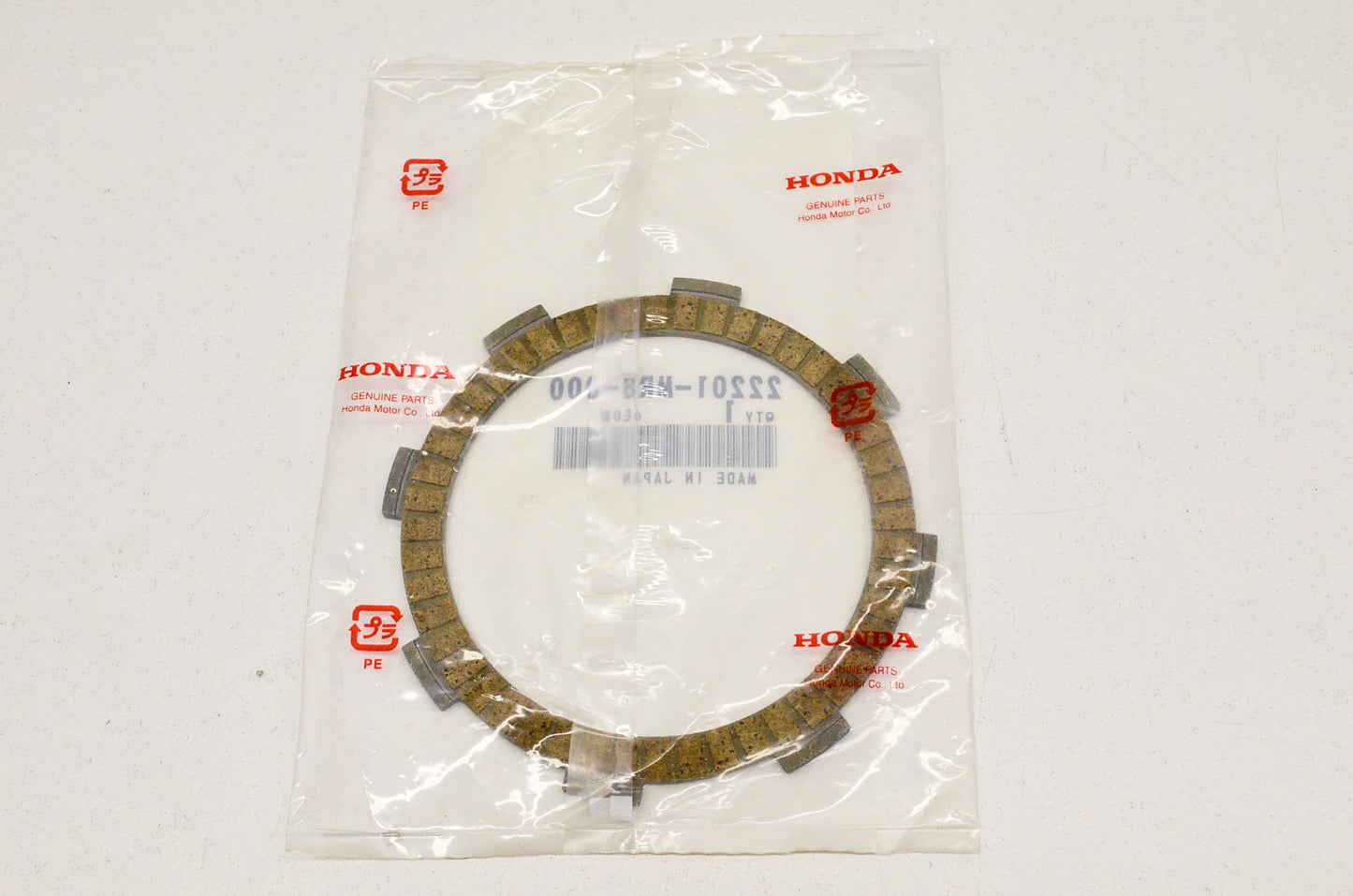 OEM Honda 22201-MR8-000 Clutch Friction Disk NOS