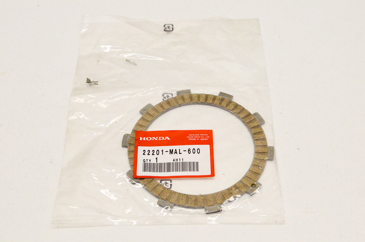OEM Honda 22201-MAL-600 Clutch Friction Disk NOS