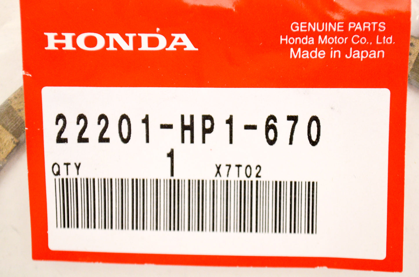 OEM Honda 22201-HP1-670 Clutch Friction Disk NOS