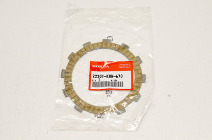 OEM Honda 22201-KRN-670 Clutch Friction Disk NOS