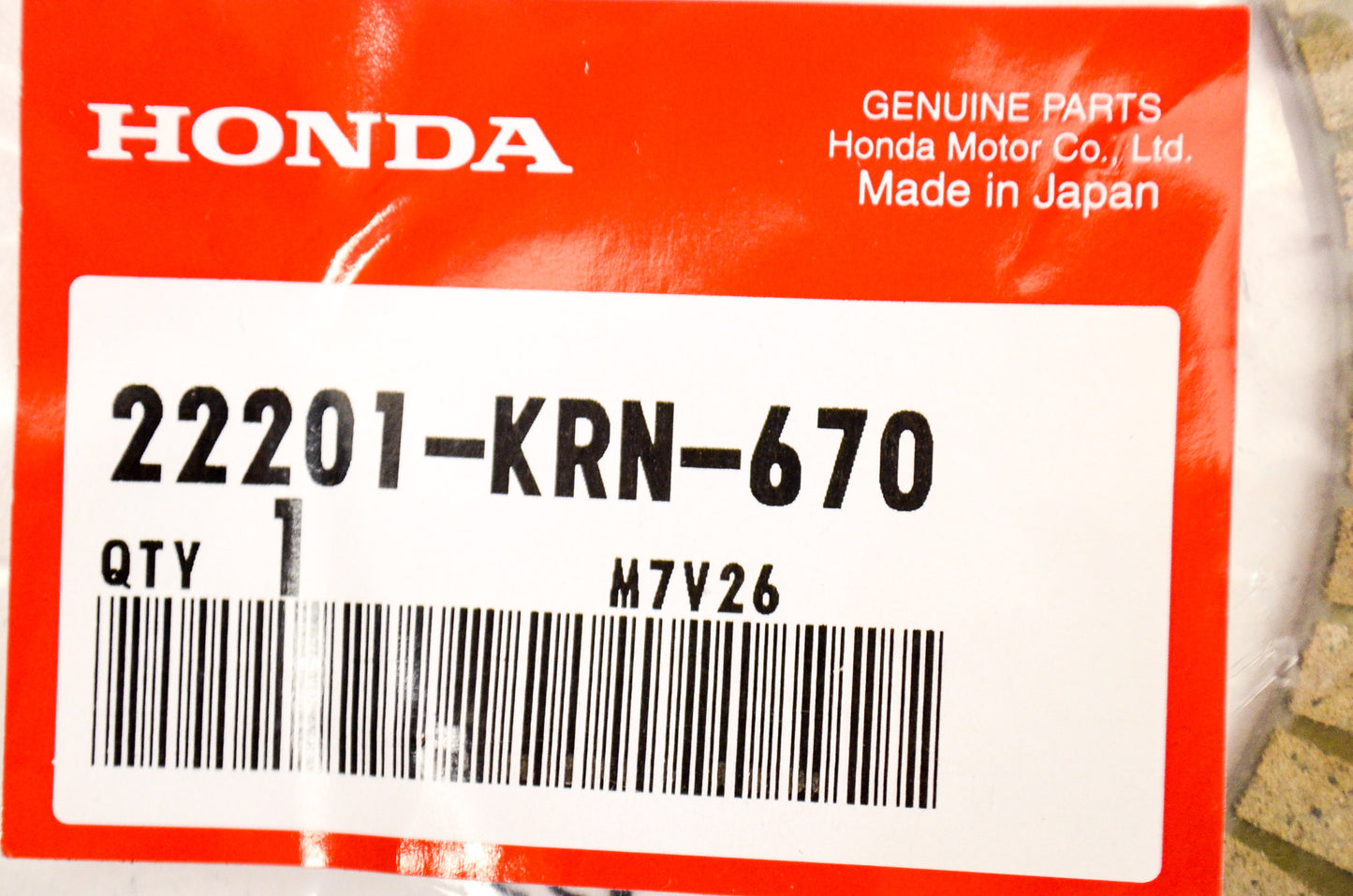 OEM Honda 22201-KRN-670 Clutch Friction Disk NOS