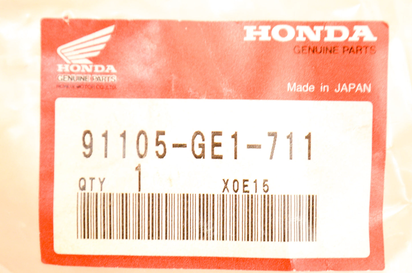OEM Honda 91105-GE1-711 Bearing 6004 NOS