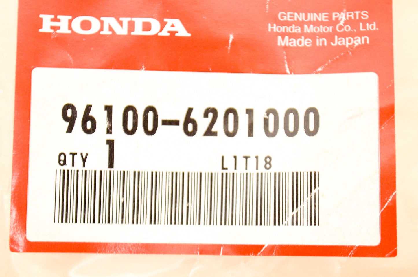 OEM Honda 96100-6201000 Radial Ball Bearing NOS