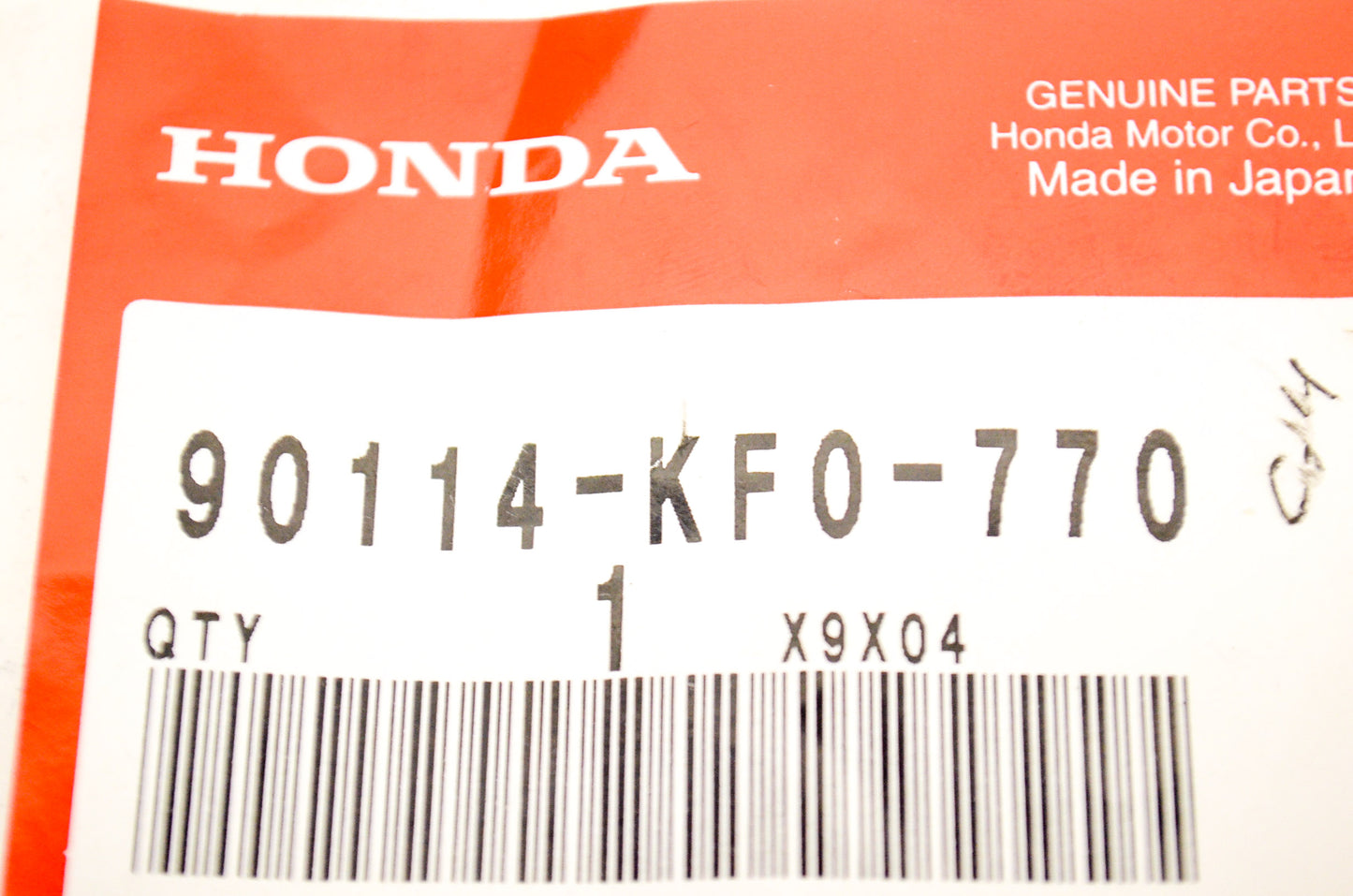 OEM Honda 90114-KF0-770 Bolt NOS