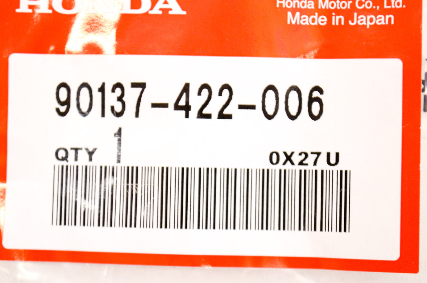 OEM Honda 90137-422-006 Cap Screw (4X35) Qty 2 NOS