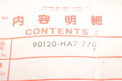 OEM Honda 90120-HA7-770 Wing Bolt 6x12 NOS