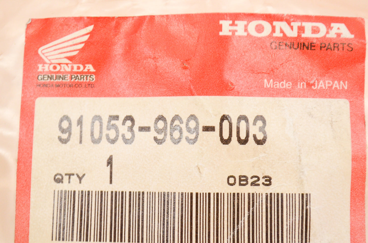 OEM Honda 91053-969-003 Bearing 6909UU NOS