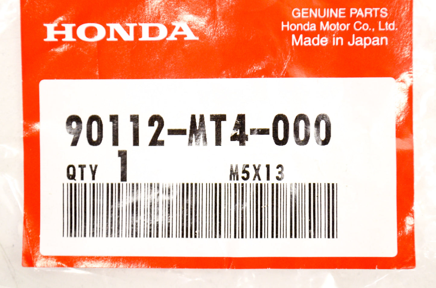 OEM Honda 90112-MT4-000 Cowl Setting Bolt NOS