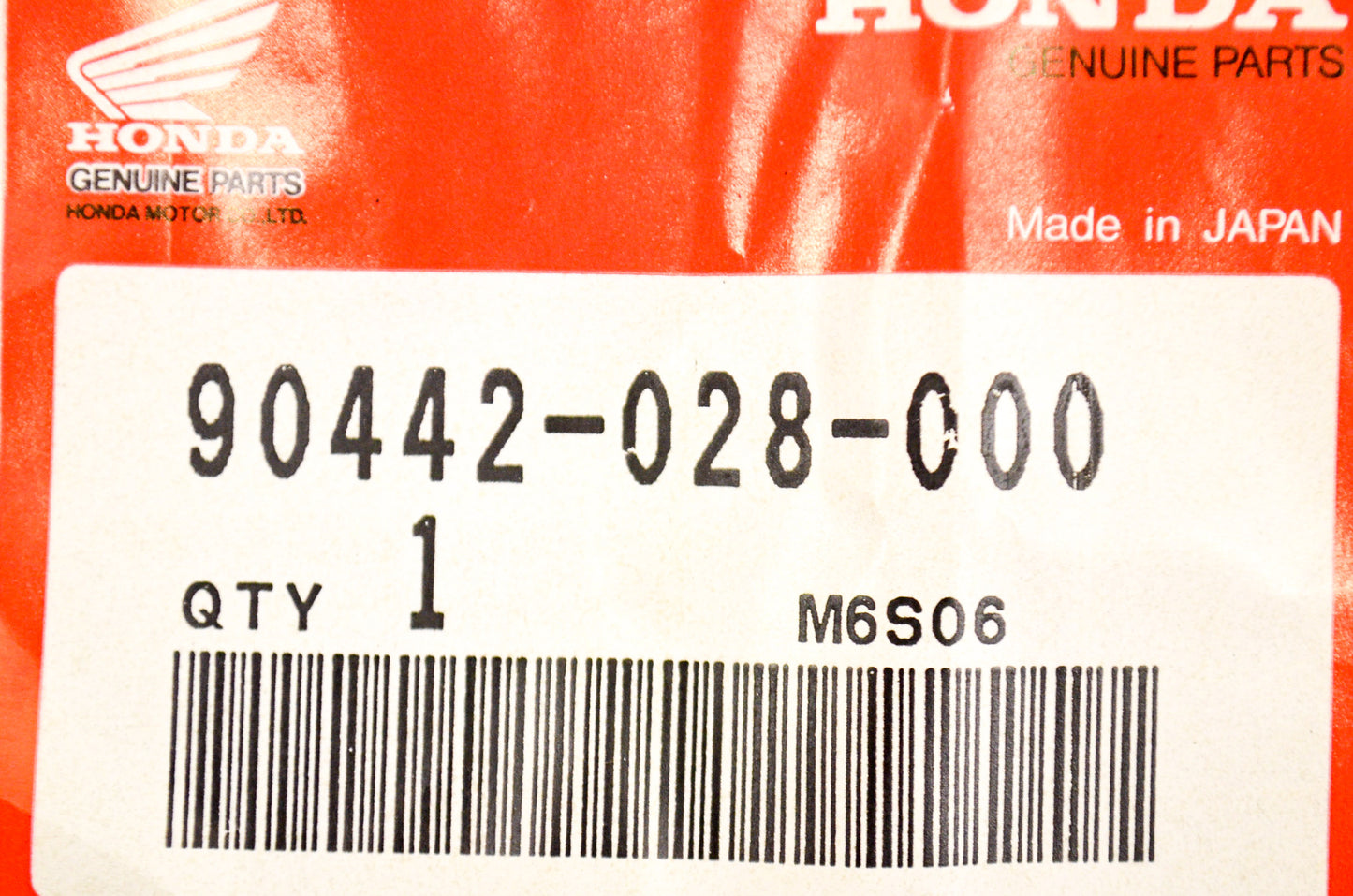 OEM Honda 90442-028-000 Washer (8MM) Qty 2 NOS