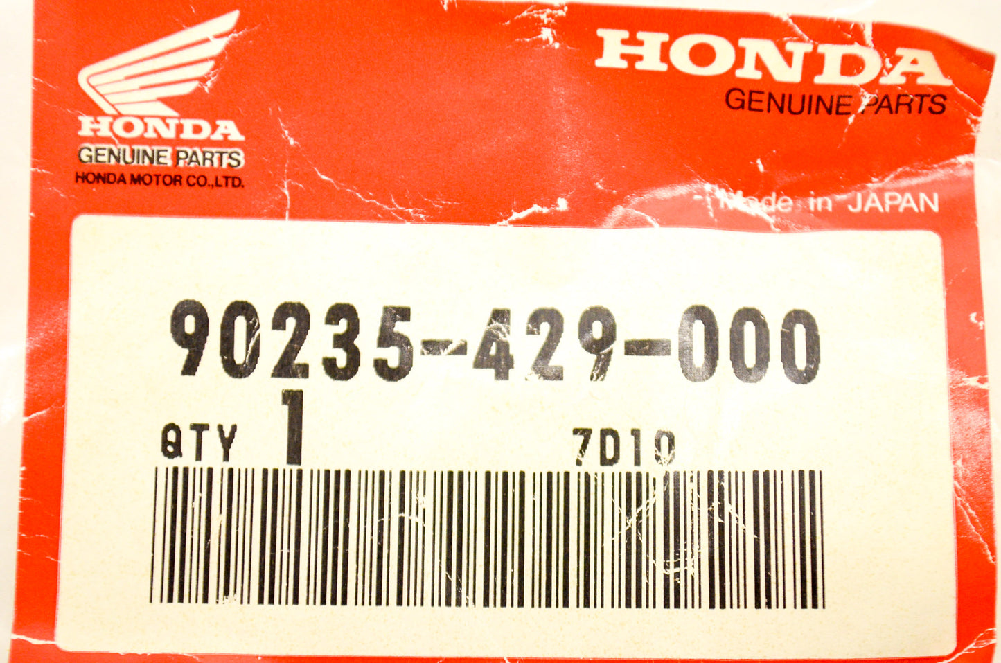 OEM Honda 90235-429-000 Lock Nut 18mm NOS