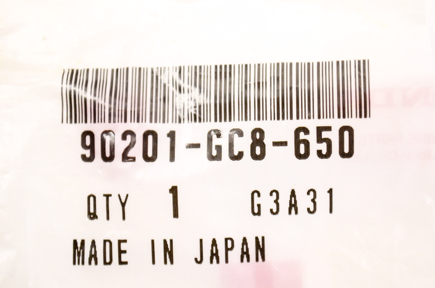 OEM Honda 90201-GC8-650 Hex Nut 8mm NOS