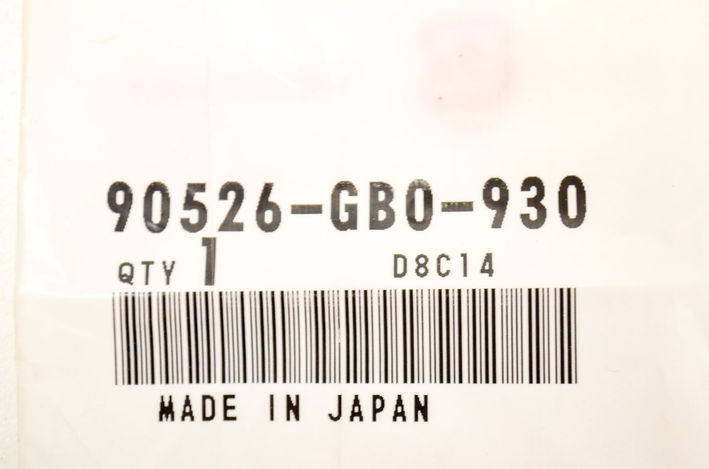 OEM Honda 90526-GB0-930 Washer (8.5X20) Qty 2 NOS