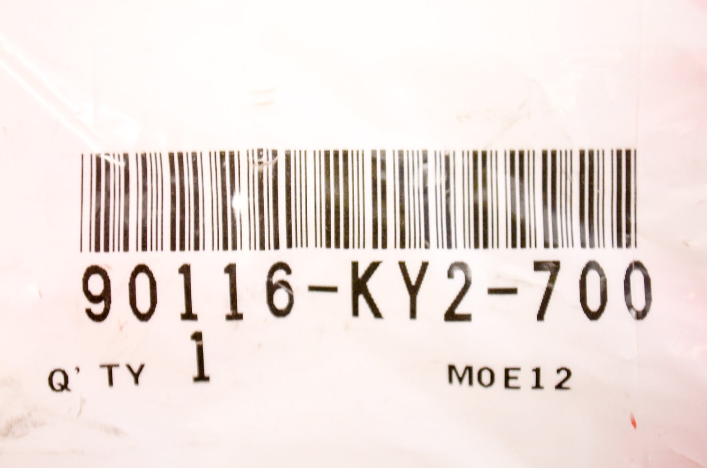 OEM Honda 90116-KY2-700 Bolt NOS
