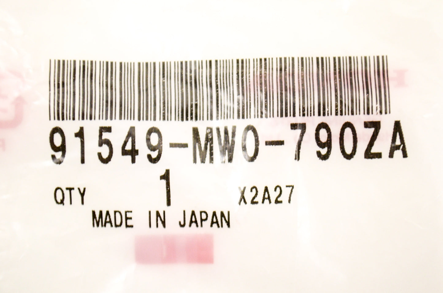 OEM Honda 91549-MW0-790ZA Clip NH1 Qty 2 NOS