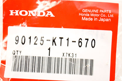 OEM Honda 90125-KT1-670 Flat Screw (8X29) NOS