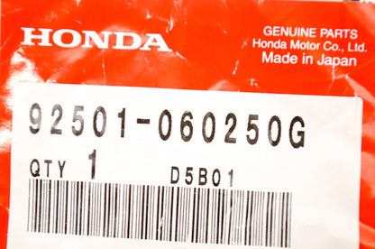 OEM Honda 92501-060250G Bolt Hex Cap 6X25 NOS