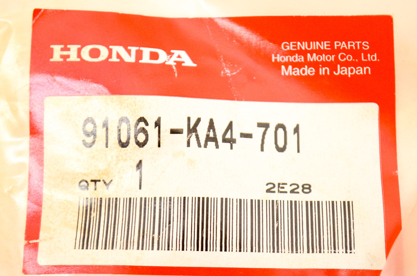 OEM Honda 91061-KA4-701 Bearing 6004TM NOS