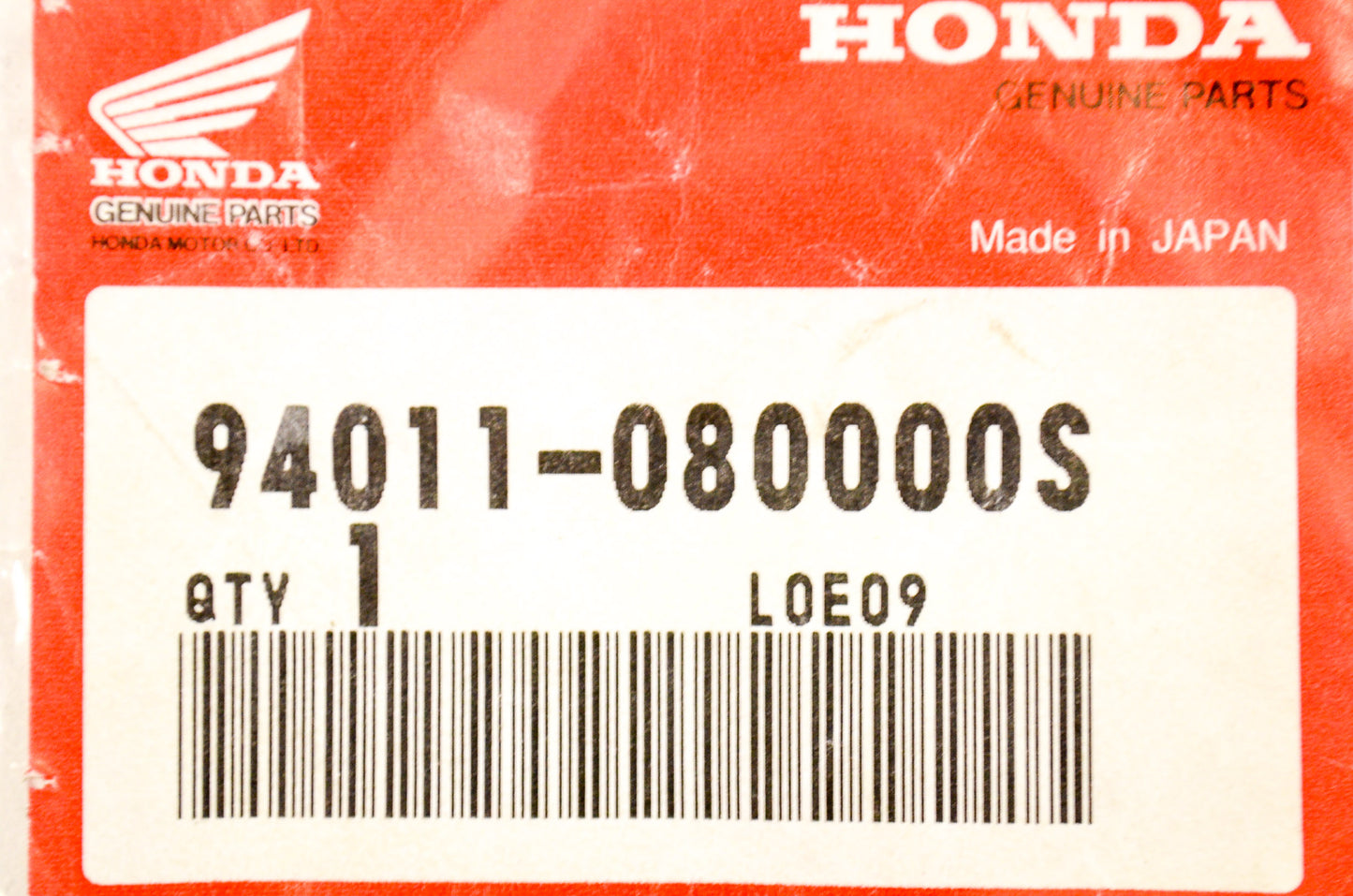 OEM Honda 94011-080000S Slotted Nut 8mm NOS