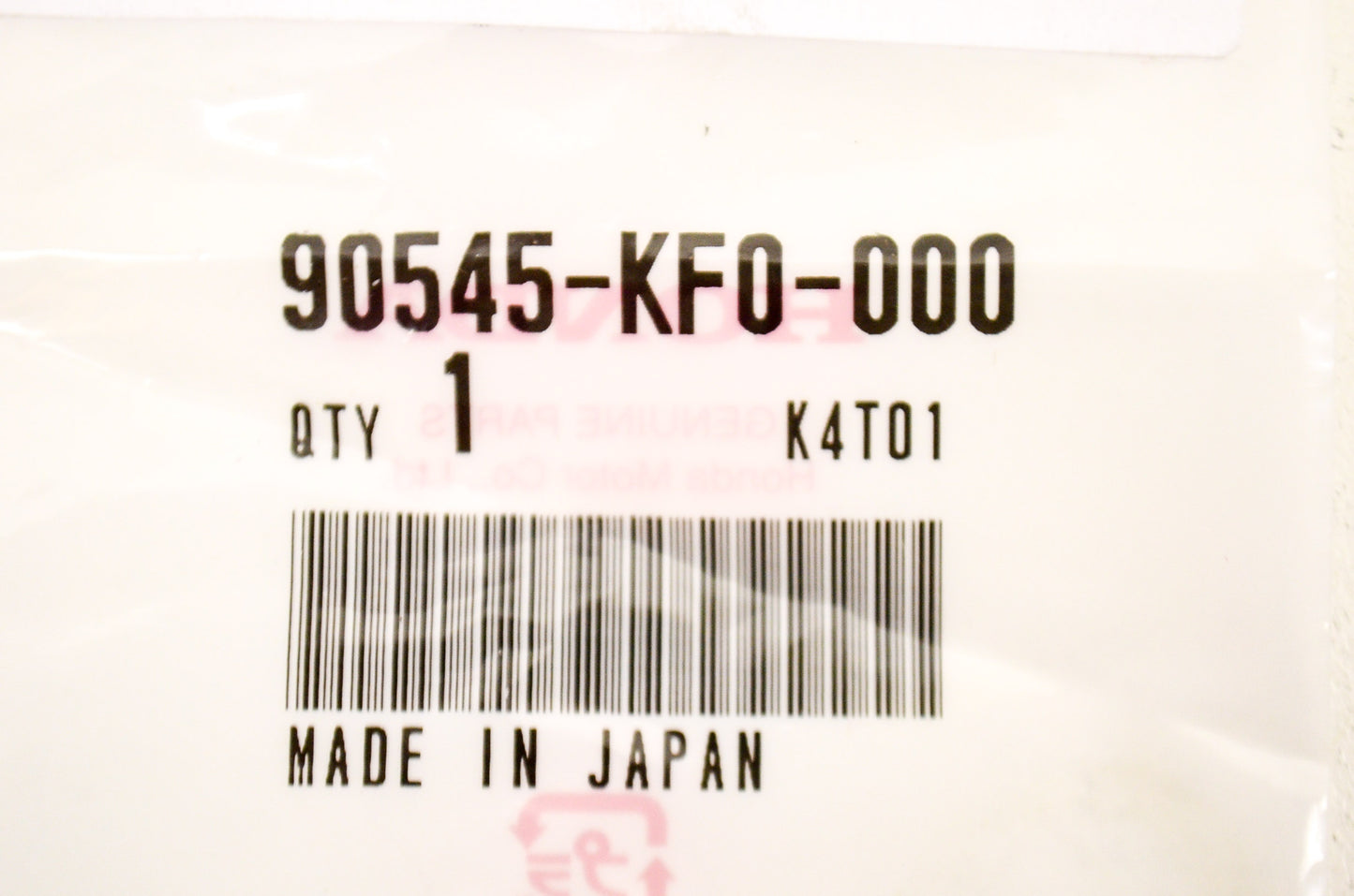 OEM Honda 90545-KF0-000 Washer (12MM) NOS