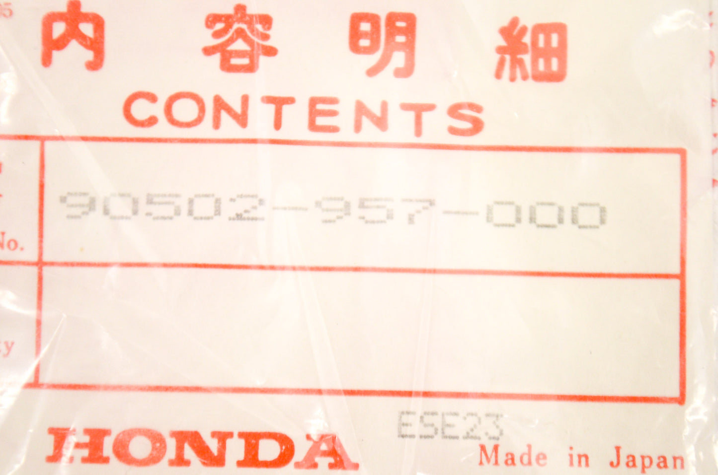 OEM Honda 90502-957-000 Washer (14X25) NOS