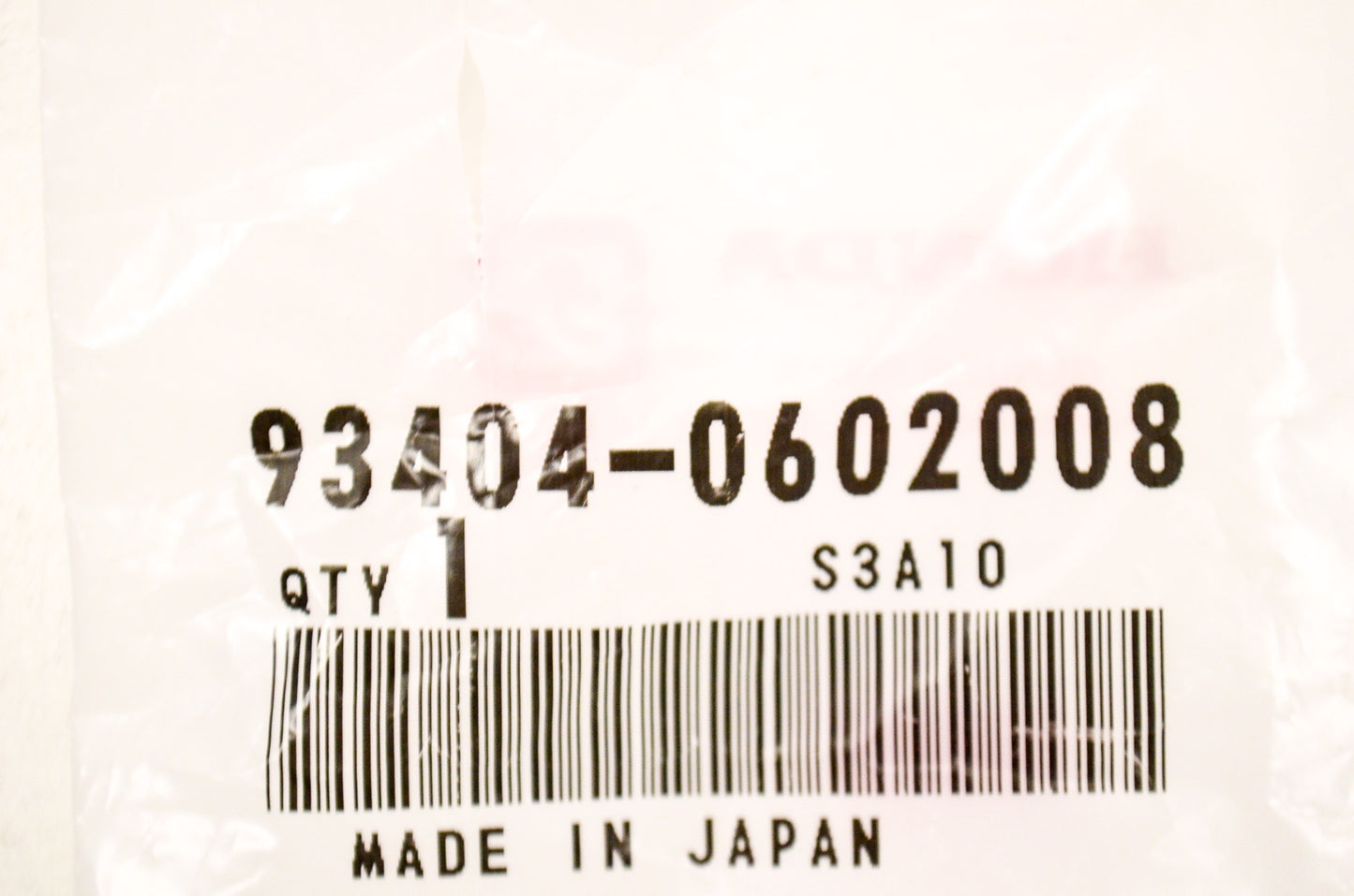 OEM Honda 93404-0602008 Washer Bolt 6X20 NOS
