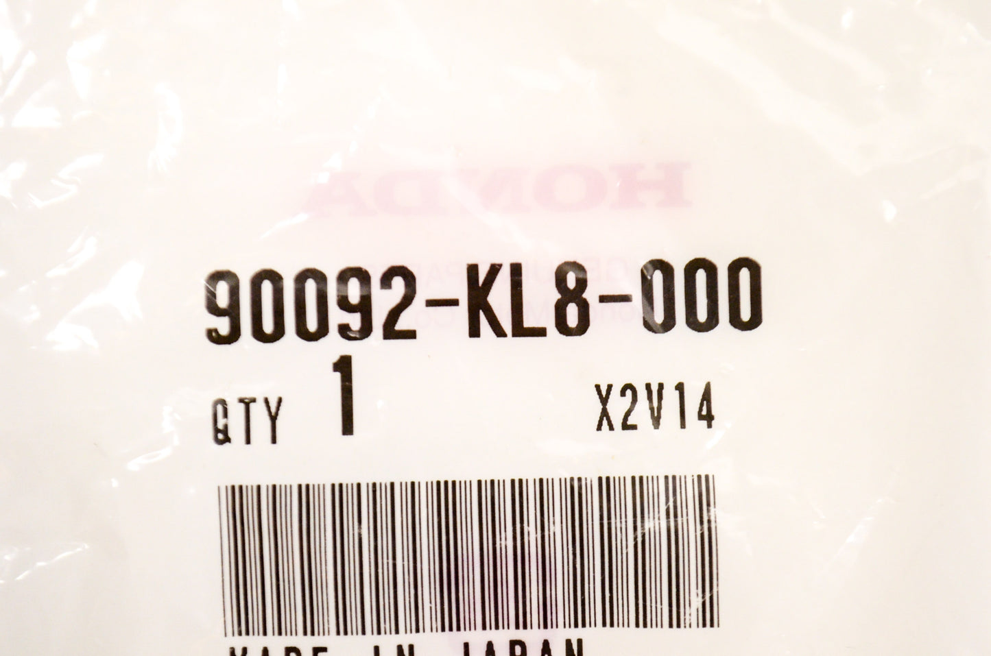 OEM Honda 90092-KL8-000 Bolt (6X35) NOS