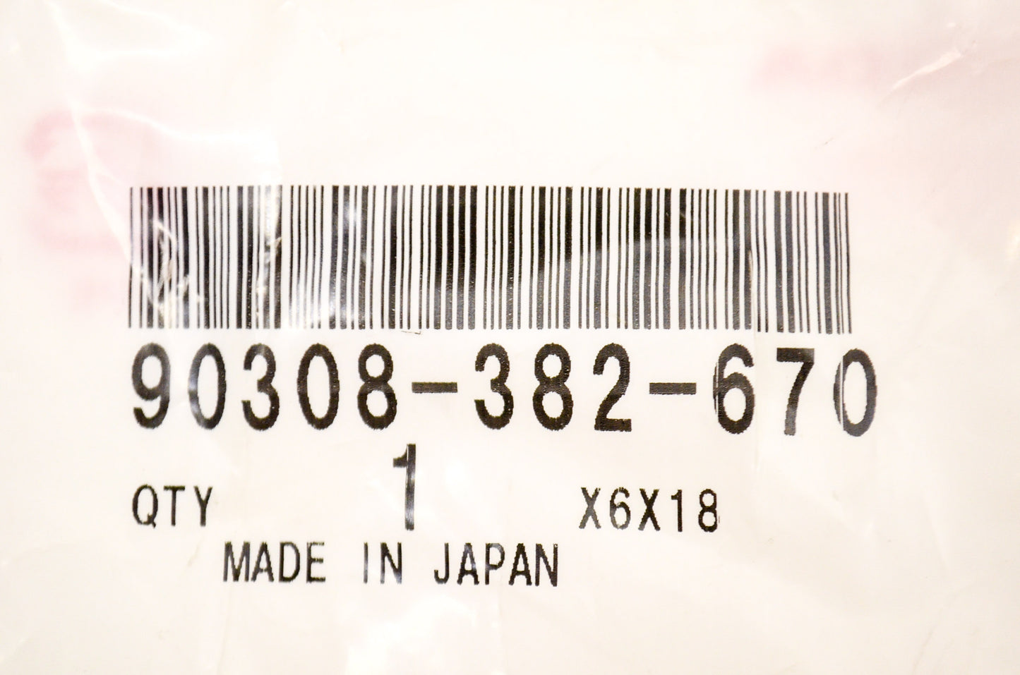 OEM Honda 90308-382-670 Flange Nut 10mm NOS