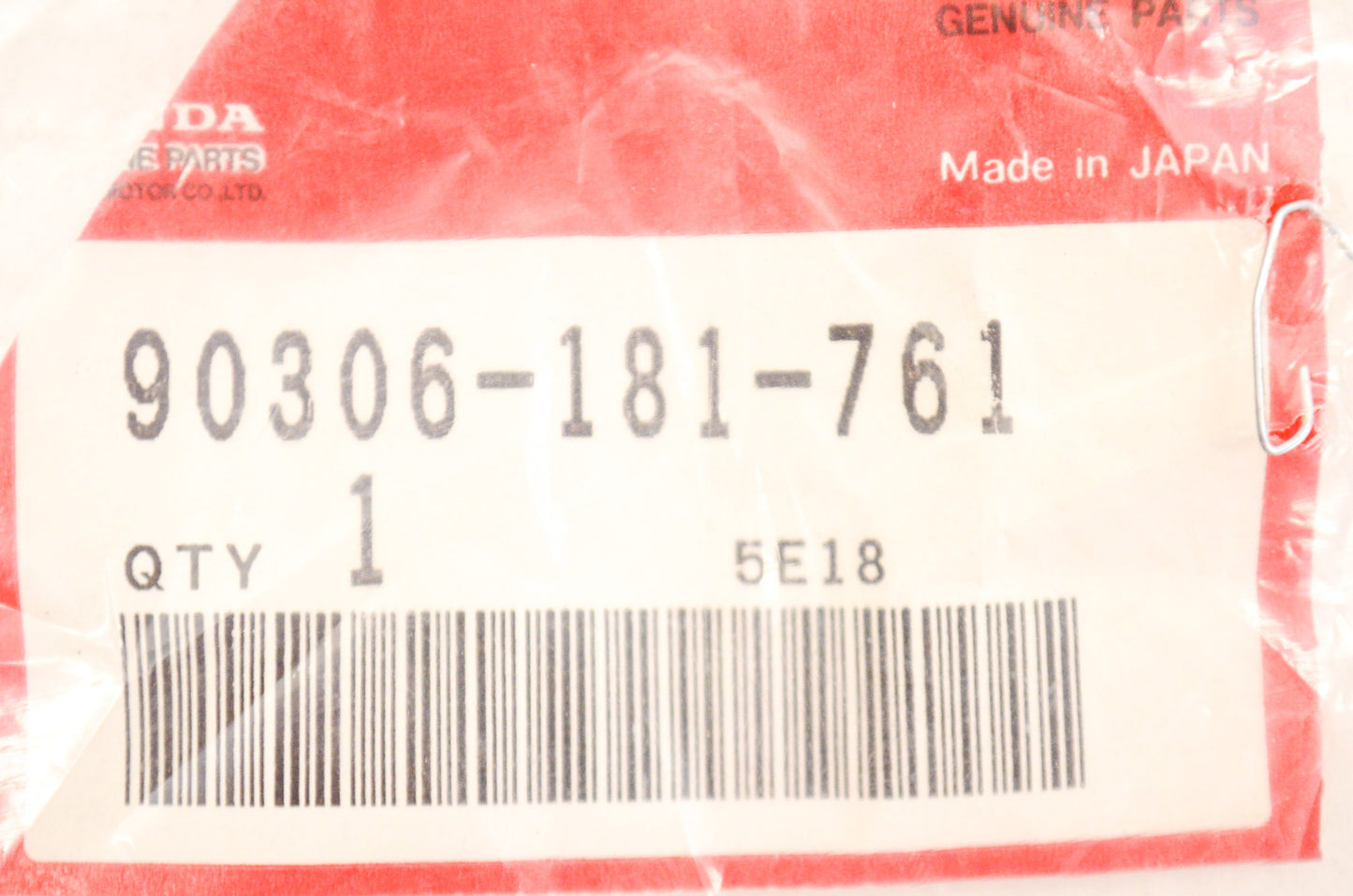 OEM Honda 90306-181-761 Flange Nut 12mm NOS