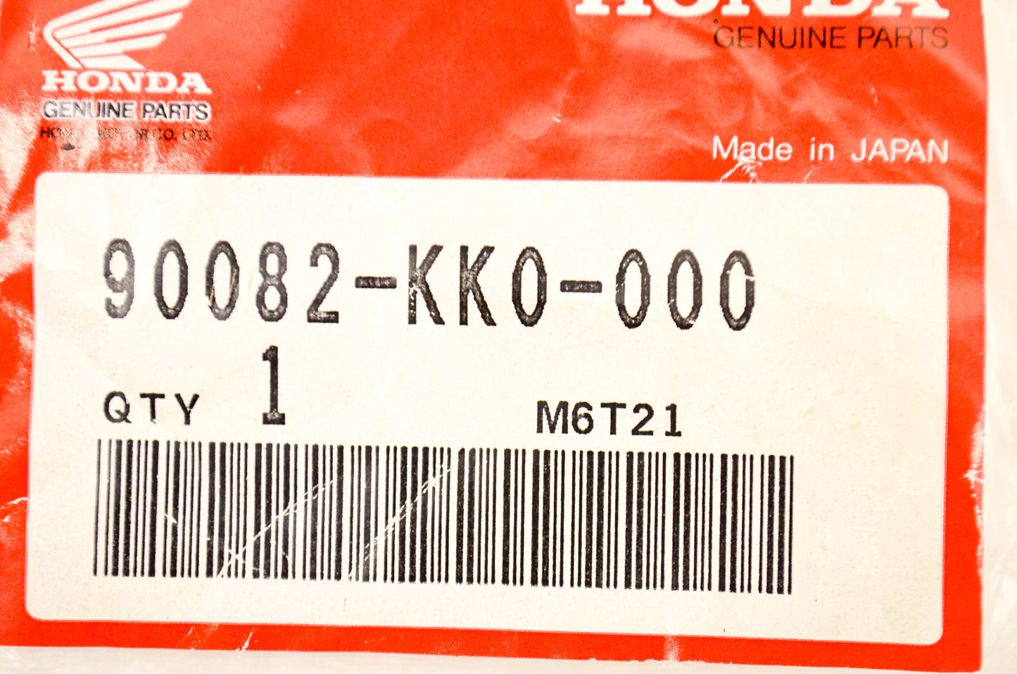 OEM Honda 90082-KK0-000 Flange Bolt (10X72) NOS