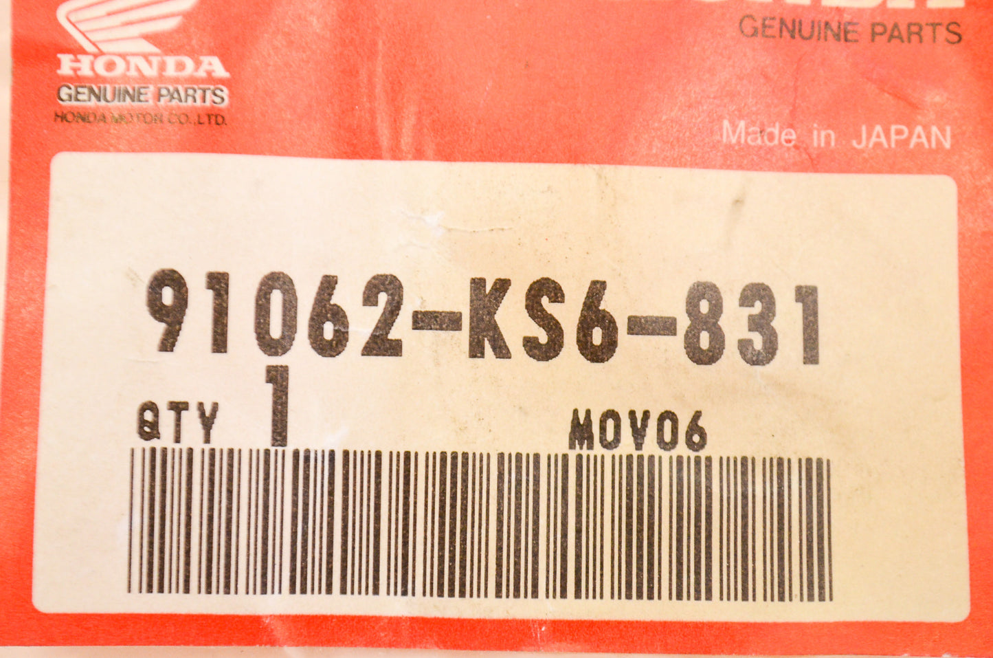OEM Honda 91062-KS6-831 Bearing 6004 NOS
