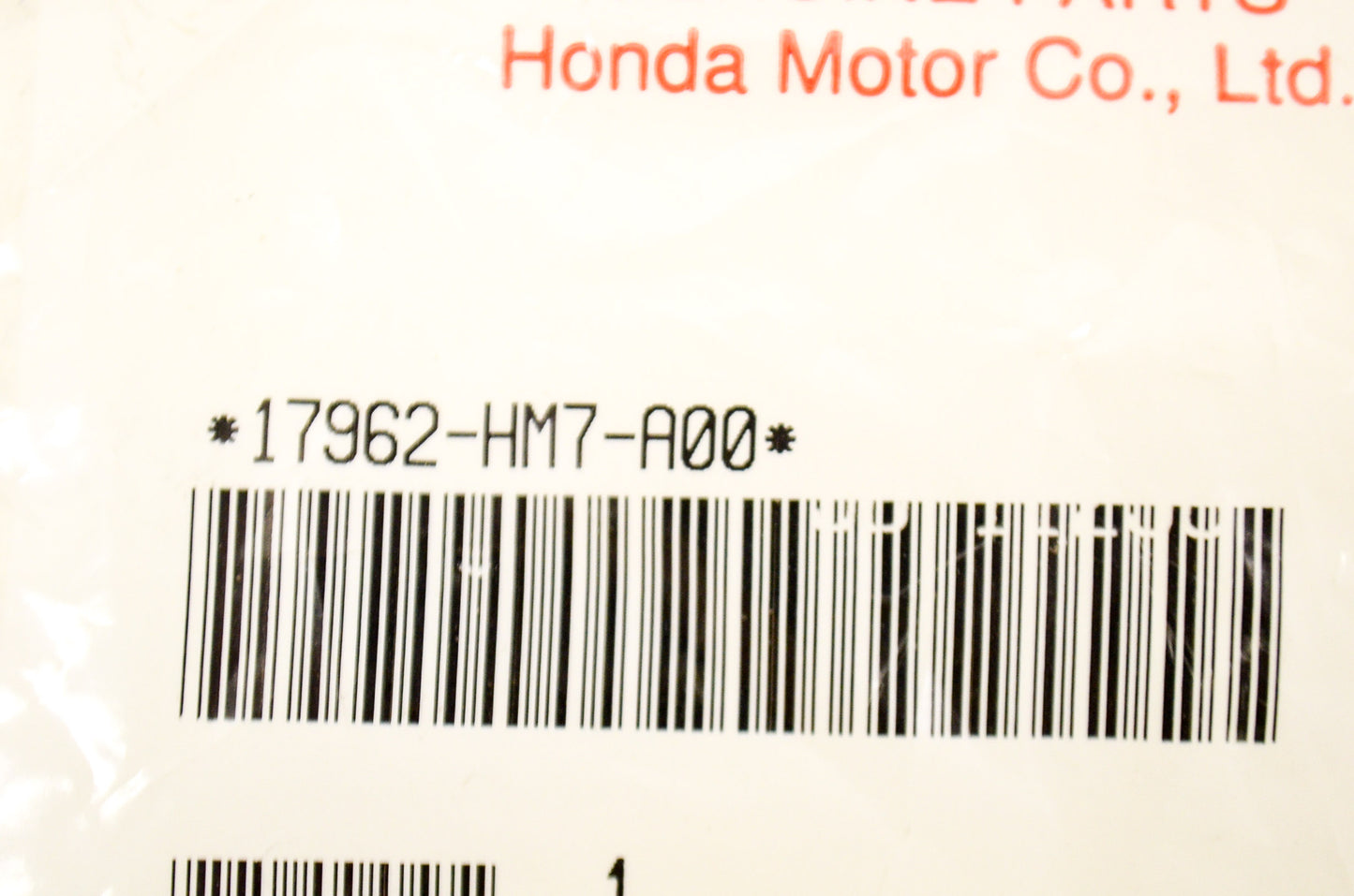 OEM Honda 17962-HM7-A00 Choke Lever Set NOS