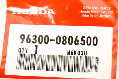 OEM Honda 96300-0806500 Flange Bolt 8X65 Qty 2 NOS