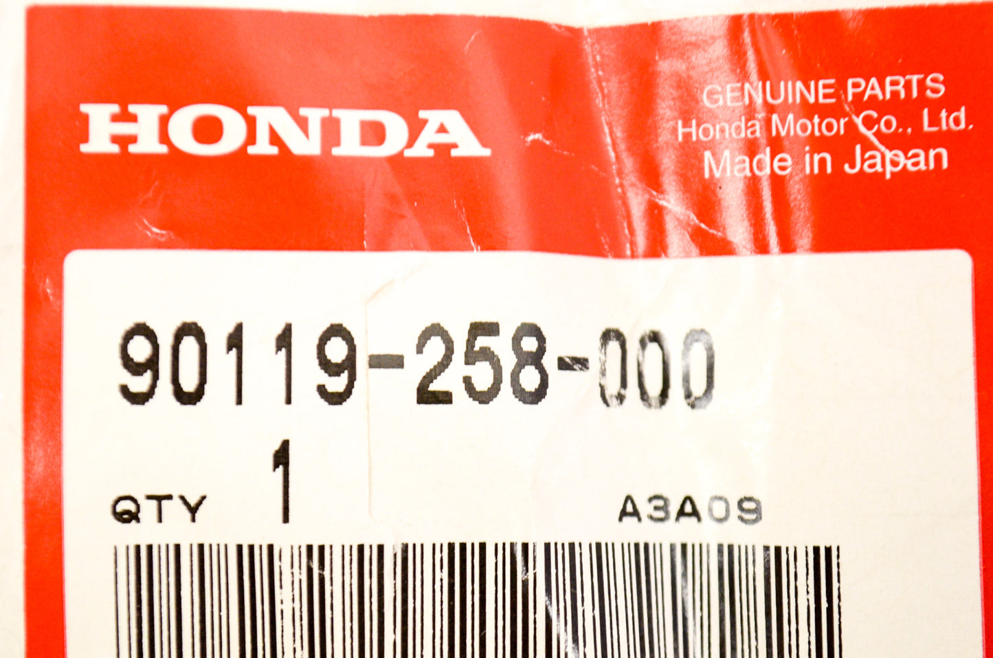 OEM Honda 90119-258-000 Chain Adjuster Bolt NOS