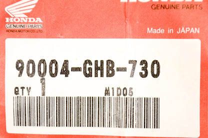 OEM Honda 90004-GHB-730 Flange Bolt (6X50) NOS
