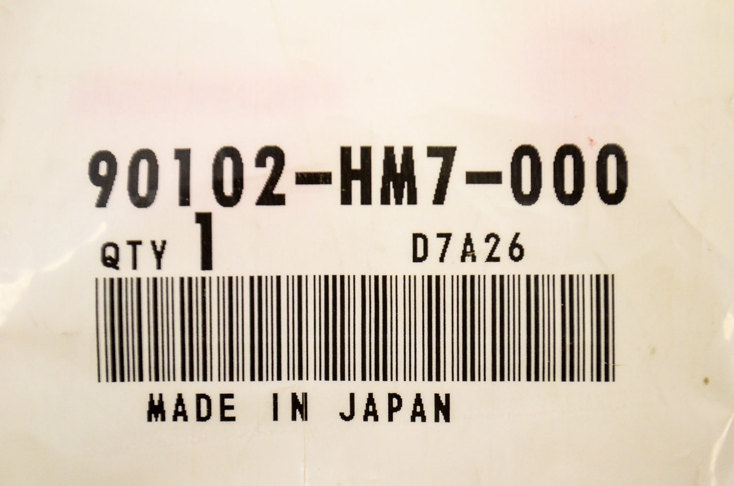 OEM Honda 90102-HM7-000 Special Screw (6X8) Qty 2 NOS