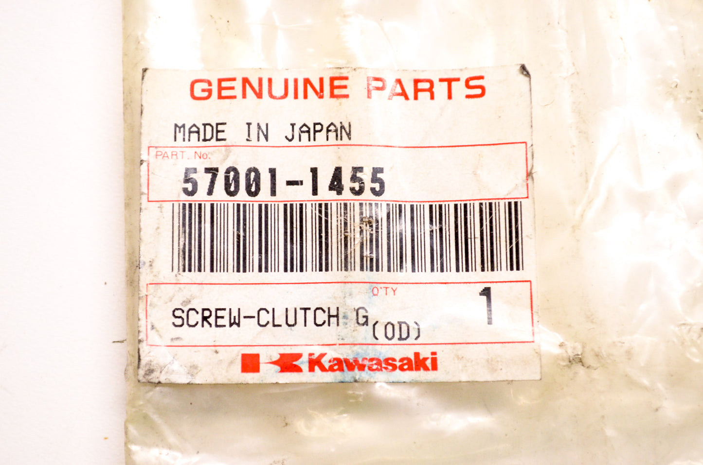 OEM Kawasaki 57001-1455 Clutch Align Tool NOS