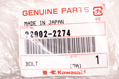 OEM Kawasaki 92002-2274 6x100 Wing Bolt