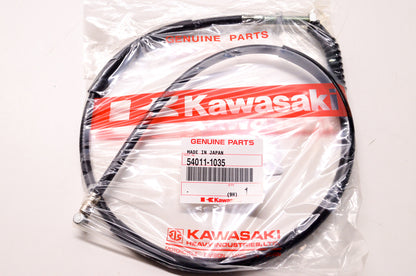 OEM Kawasaki 54011-1035 Clutch Cable NOS