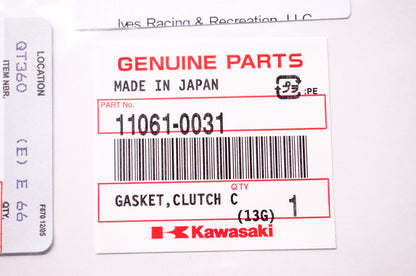 New OEM Kawasaki 11061-0031 Outer Clutch Cover Gasket NOS