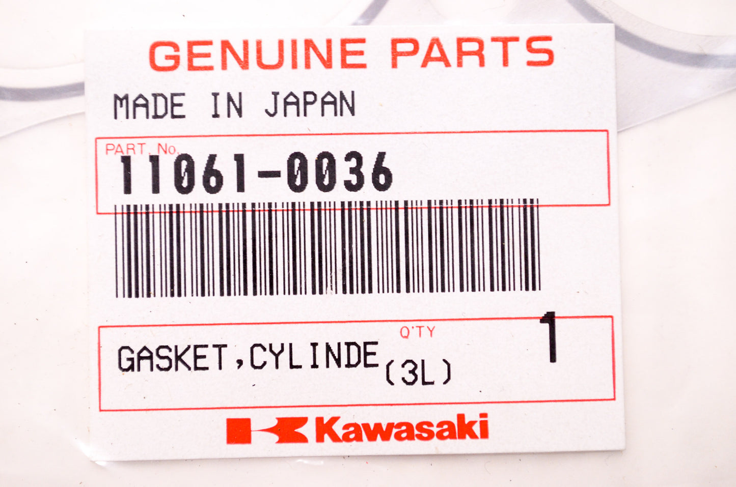 New OEM Kawasaki Cylinder Gasket NOS