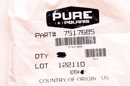 OEM Polaris 7517685 Screw Qty 5 NOS